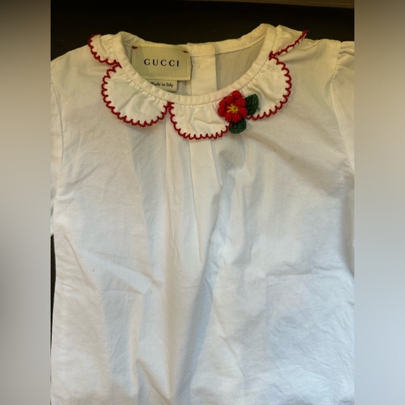 Gucci Toddler blouse size 12-18 months EUC - Picture 2 of 7